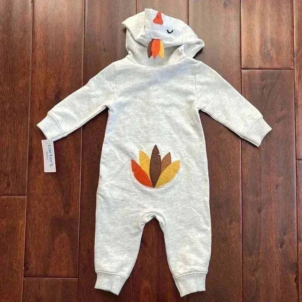 Carter's Thanksgiving Zip-Up Jumpsuit​​